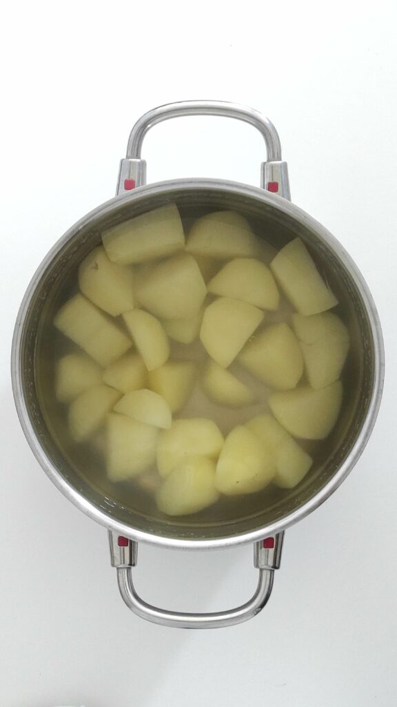 Cook the potatoes