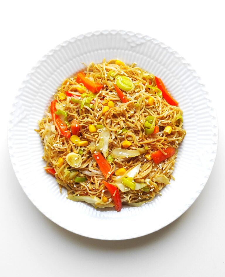 Vegan Fried Noodles | Vegetable Chow Mein