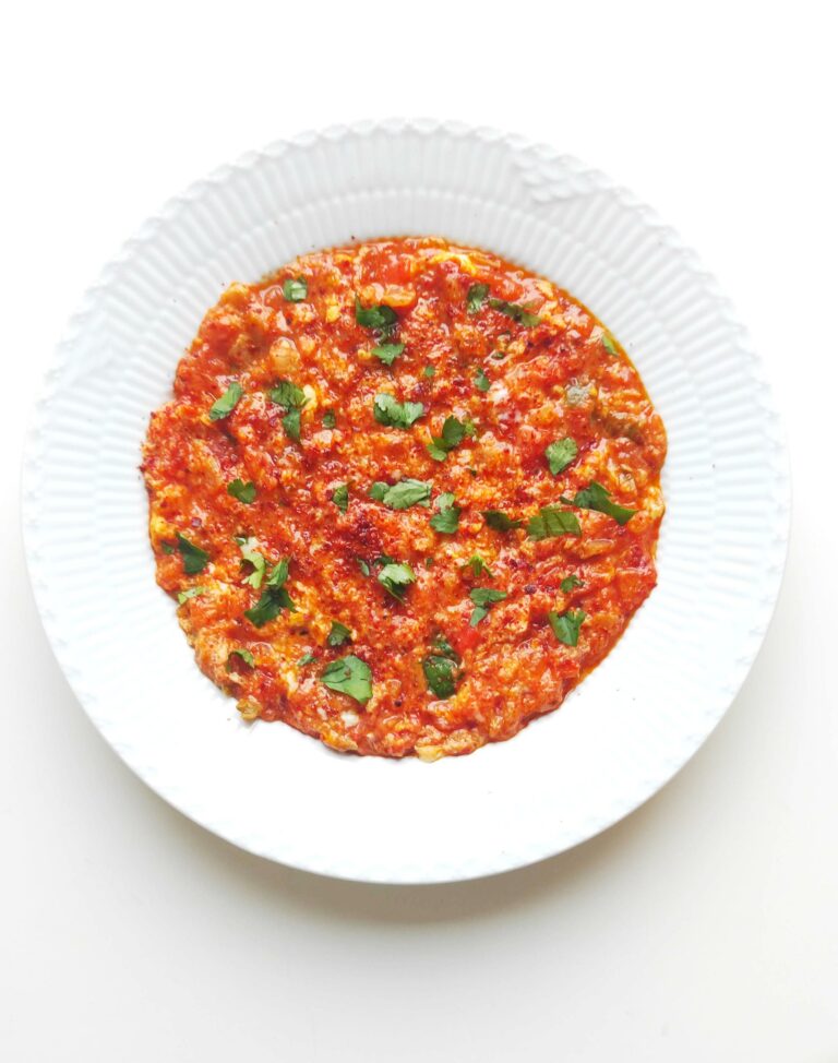 Turkish Breakfast Recipes | Menemen Recipe