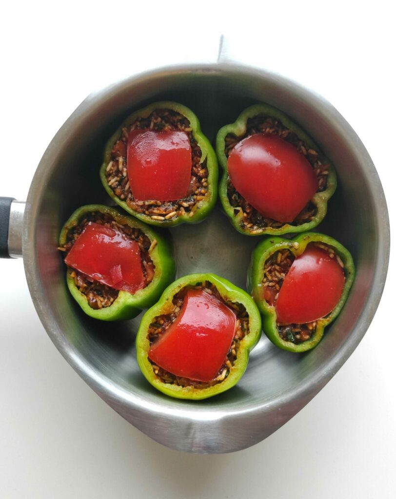 vegan Stuffed Bell pepper