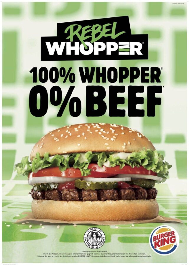 Vegan Burger King restaurants