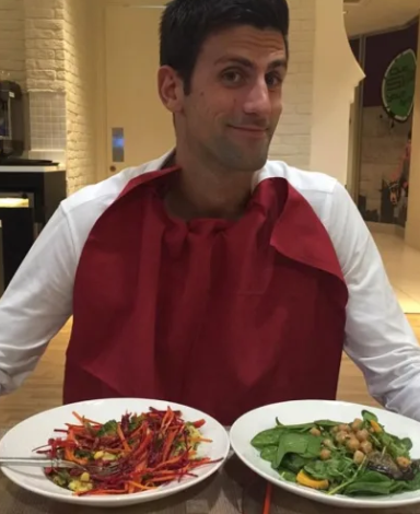 Is Novak Djokovic vegan