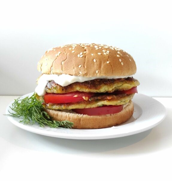 Double Skilacci: Mouth-watering Veg Burger Patty Recipe