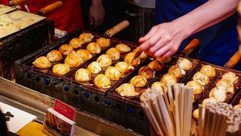 Takoyaki in Osaka